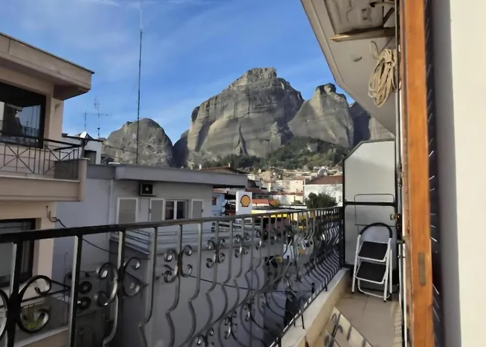 The Balcony Of Meteora 2 The Center Of Apartament